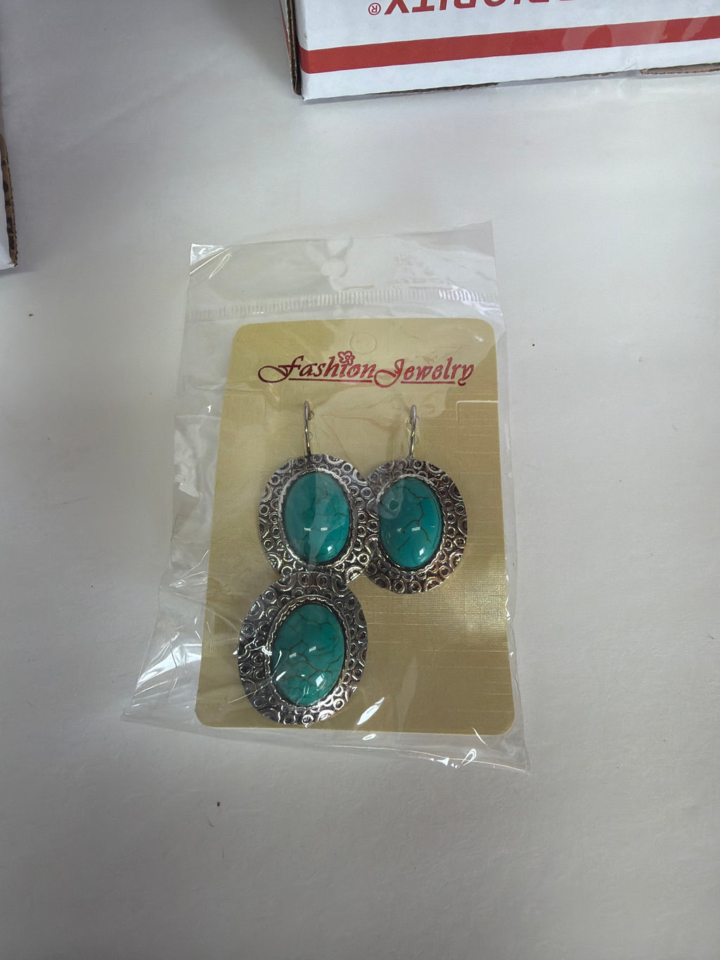 Mina Turquoise Earrings and Ring Set
