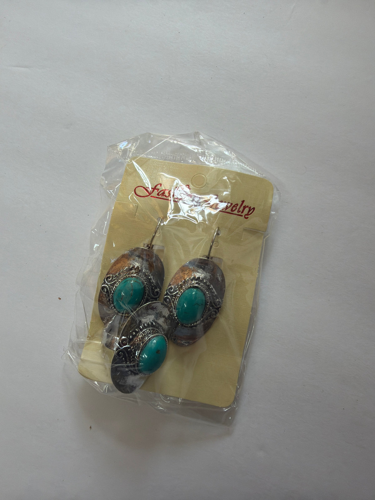 Snail Turquoise Earrings and Ring Set