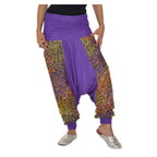 Moroccan Woman Harem Gypsy Pants - Purple