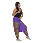 Moroccan Woman Harem Gypsy Pants - Purple