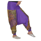 Moroccan Woman Harem Gypsy Pants - Purple
