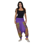 Moroccan Woman Harem Gypsy Pants - Purple