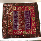 Patchwork sequin pillow case, example design