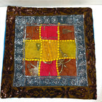 Patchwork sequin pillow case, example design