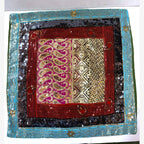 Patchwork sequin pillow case, example design