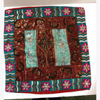 Patchwork sequin pillow case, example design