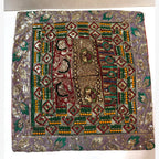 Patchwork sequin pillow case, example design