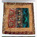 Patchwork sequin pillow case, example design