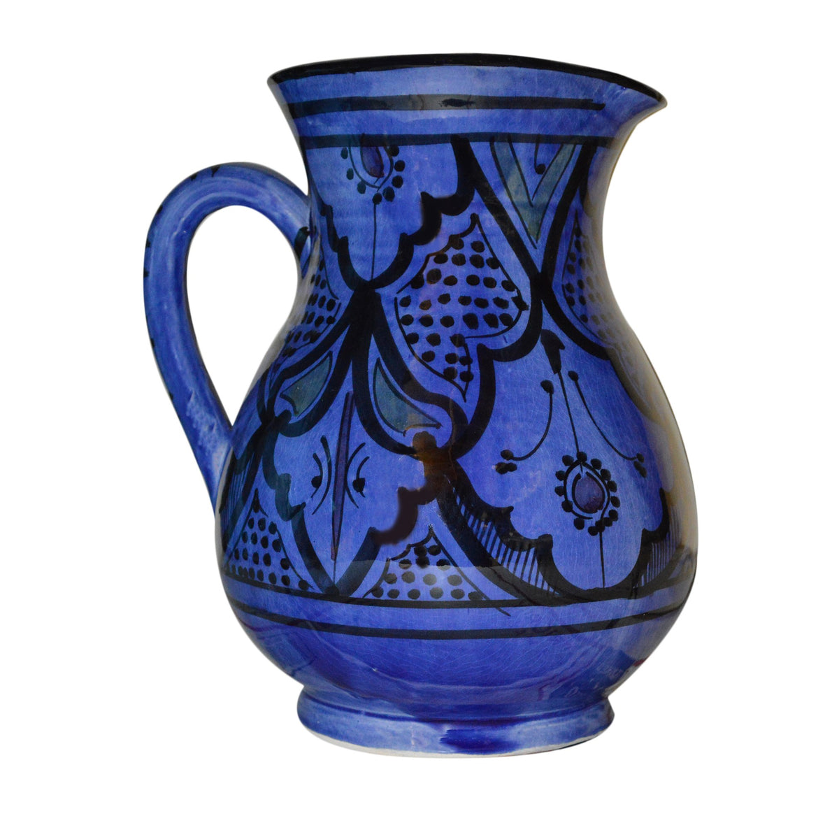 Ceramic Serving Pitcher Berber - Royal Blue