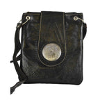 Medium Leather Bag - Black
