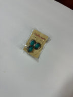 Round Turquoise Earrings and Ring Set