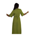 Nora Moroccan Woman Casual Kaftan - Green