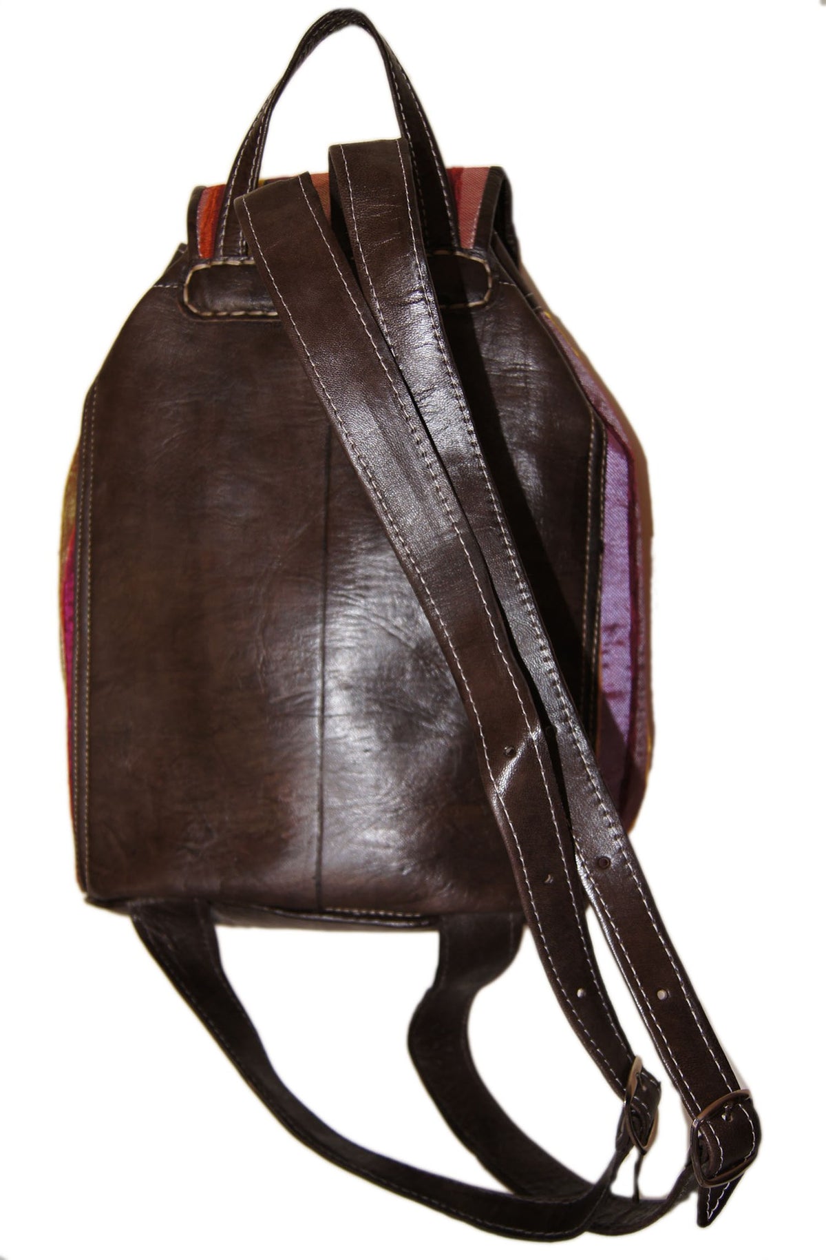 Sabra Backpack Single Pocket Dark Brown - Dark Brown