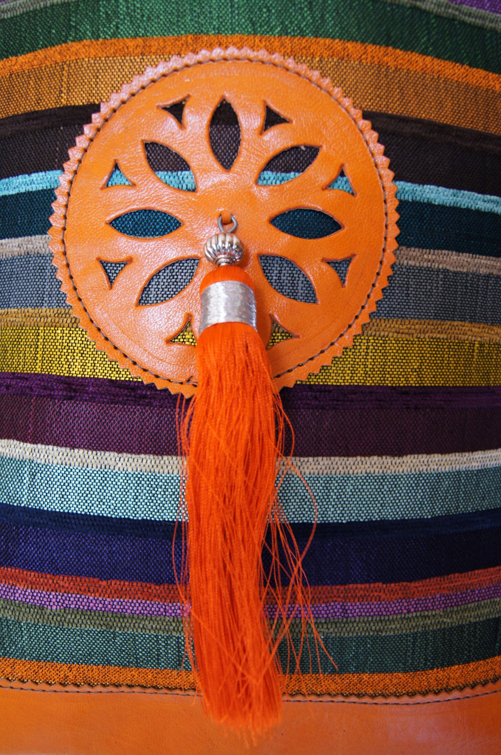 Sabra Tassel Shoulder Bag - Orange