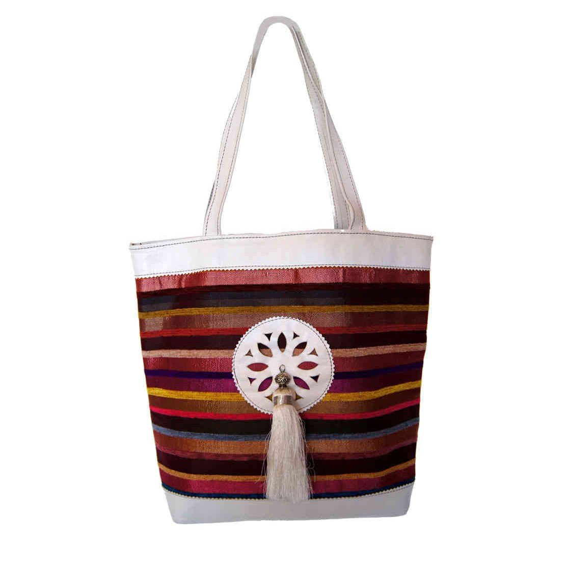 Sabra Shoulder Bag - White