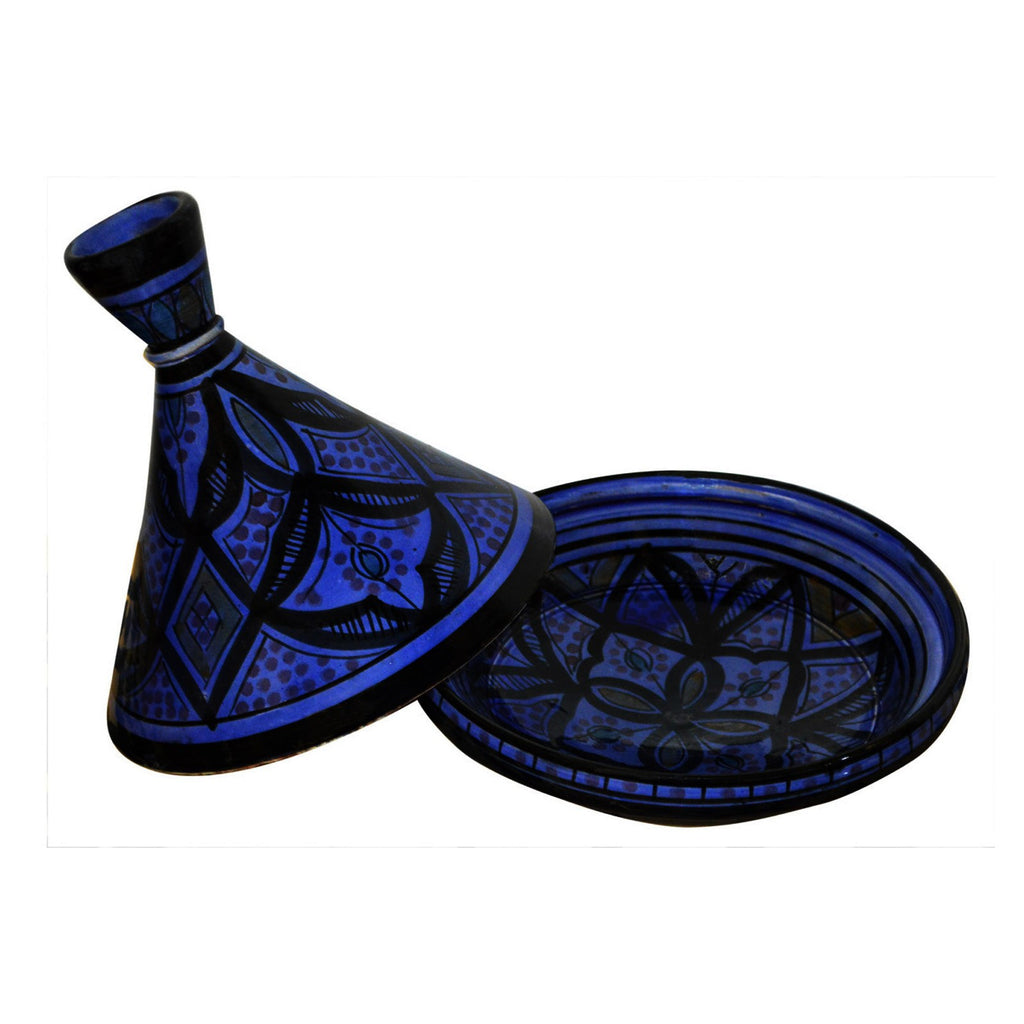 Serving Tagine Safi Small 8 inches - Royal Blue