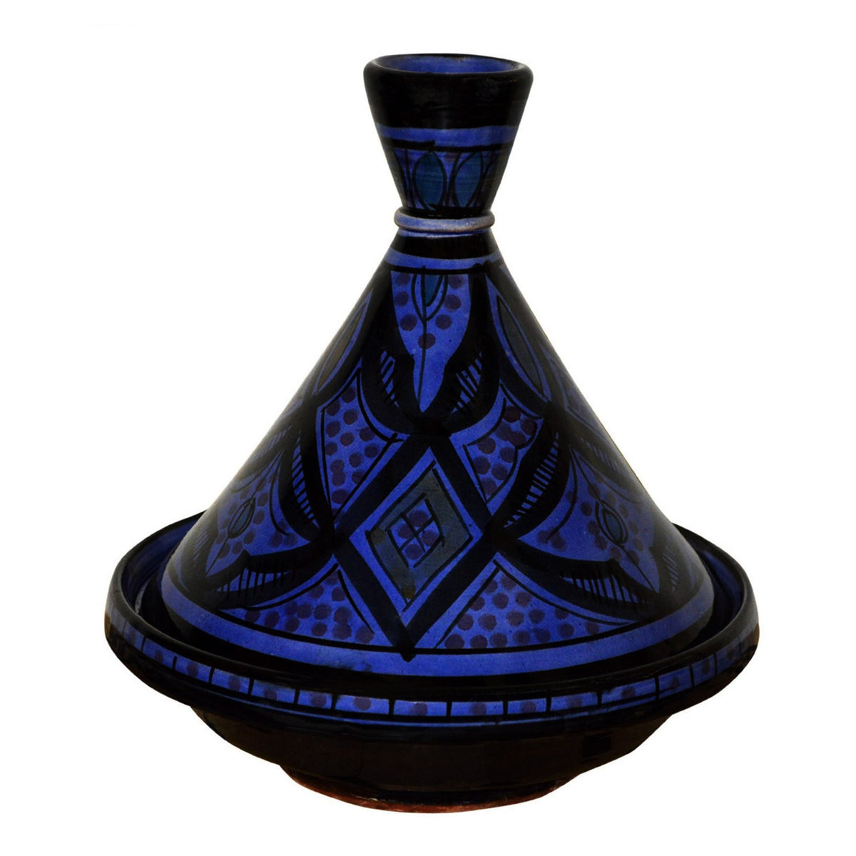 Serving Tagine Safi Small 8 inches - Royal Blue
