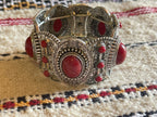 Salma Bracelet Ring Earrings Set Red