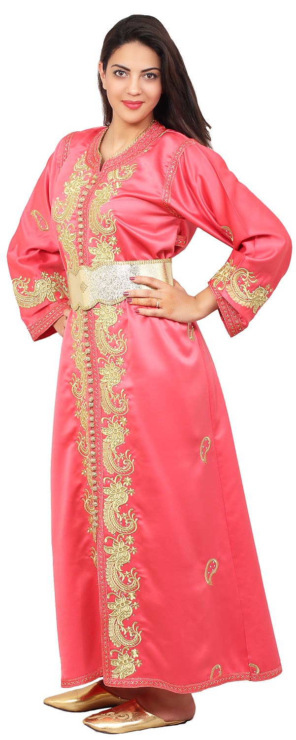 Sanna Caftan Coral - Coral