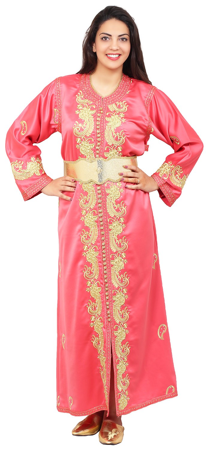 Sanna Caftan Coral - Coral