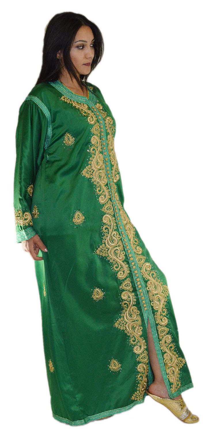 Sanna Caftan Dark Green - Dark Green