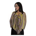 Rahma Shawl Silk Beige-0
