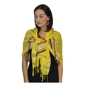 Rahma Shawl Silk Yellow-0