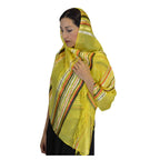 Rahma Shawl Silk Yellow-7465