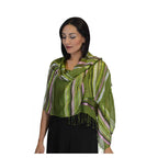 Rahma Shawl Silk Green-0
