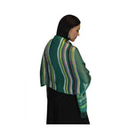 Rahma Shawl Silk Green-7415
