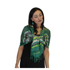 Rahma Shawl Silk Green-0