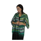 Rahma Shawl Silk Green-7414