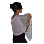 Fasia Silk Shawl - Light Pink