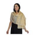 Marwa Shawl Silk and Cotton Blend - Beige