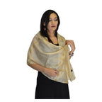 Marwa Shawl Silk and Cotton Blend - Beige