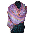 Lavender Colorful Shawl-58