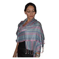 Lavender Colorful Shawl-0