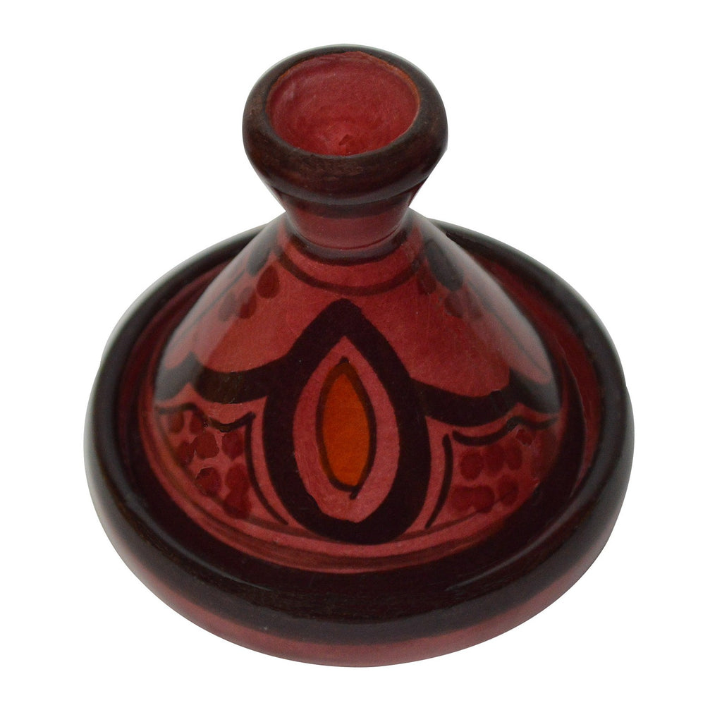 Safi Red Moroccan Ceramic Single Spice Holder