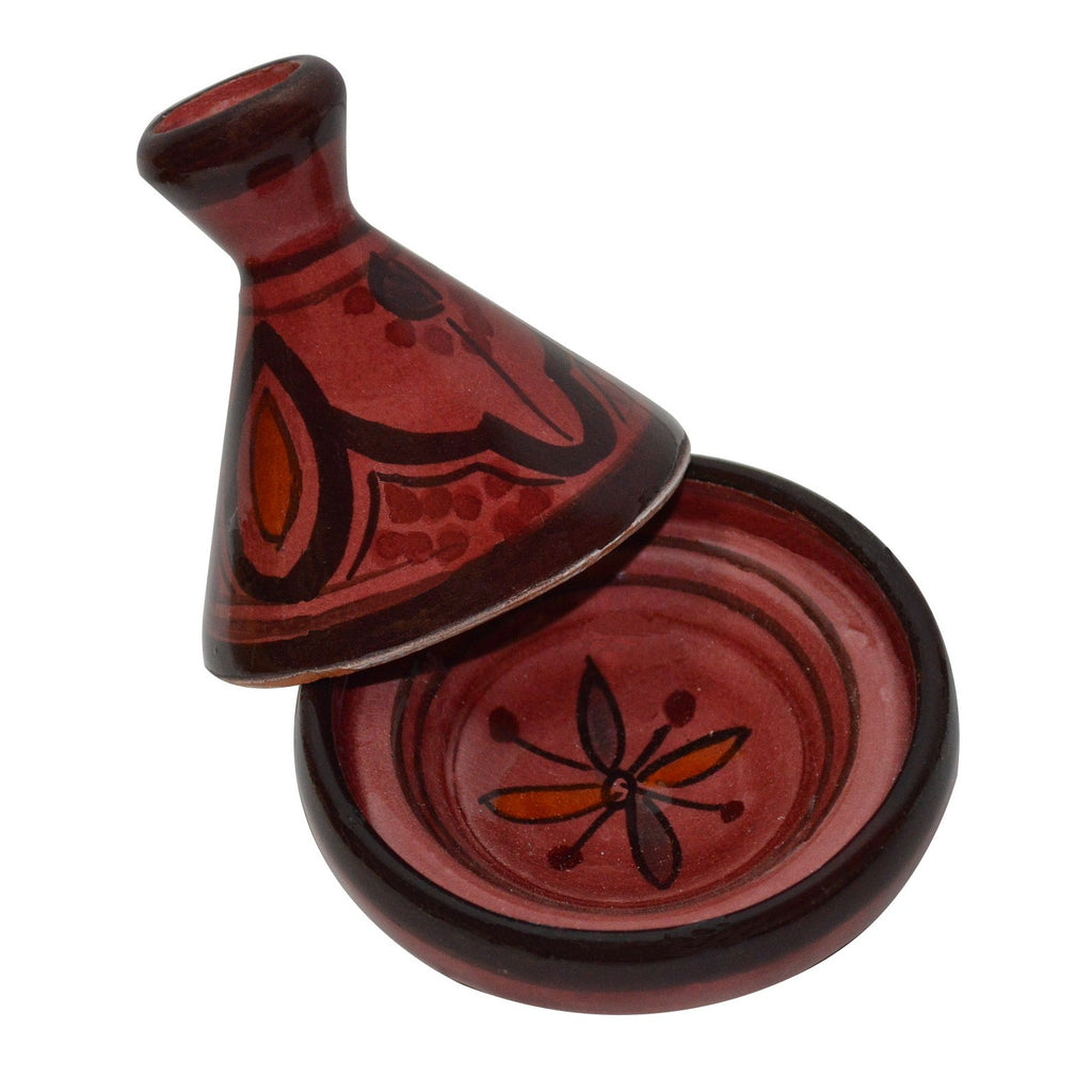 Safi Red Moroccan Ceramic Single Spice Holder