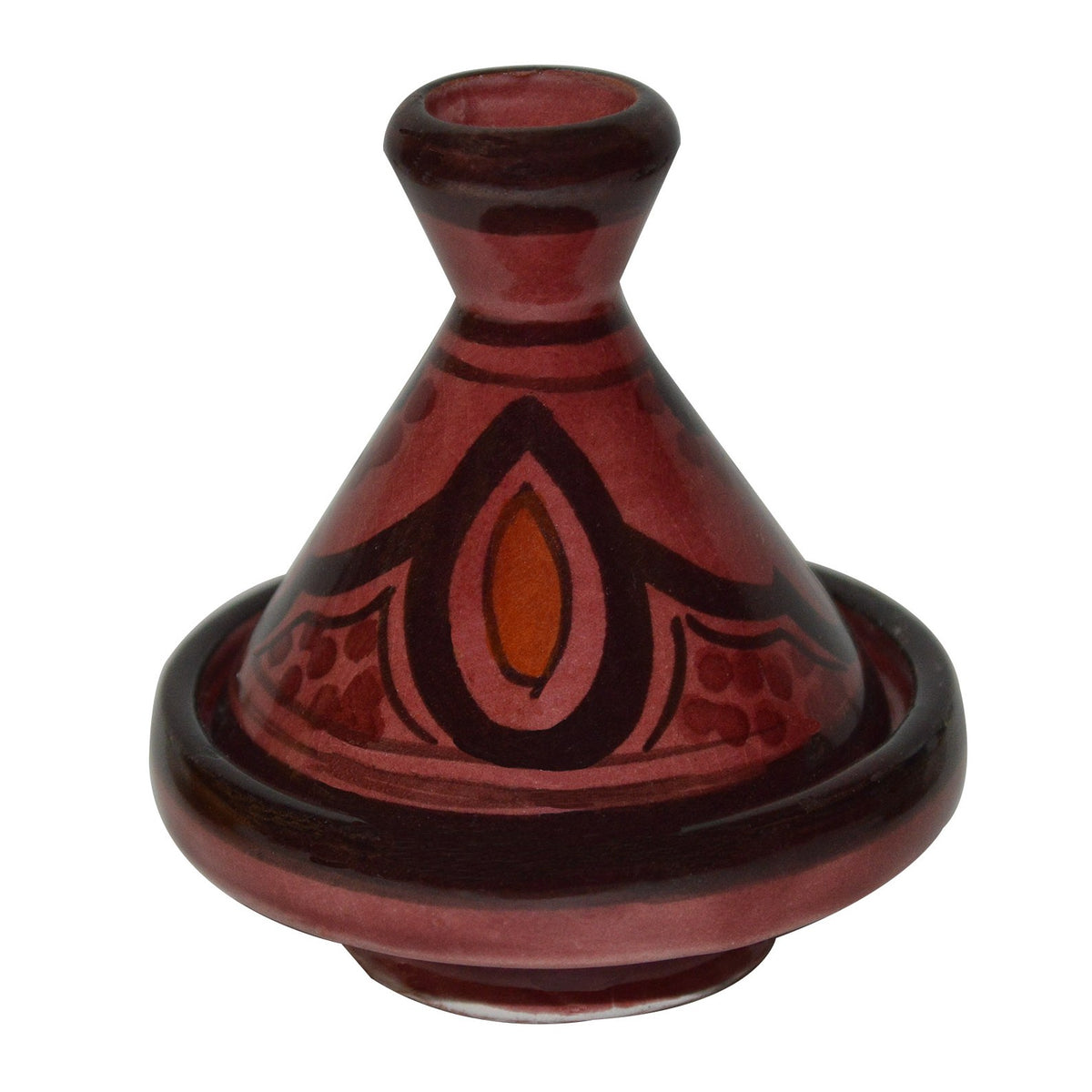 Safi Red Moroccan Ceramic Single Spice Holder