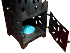 Small Moroccan Fnar Lantern Rustic Black