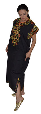 Sofia Moroccan Woman Casual Kaftan - Black