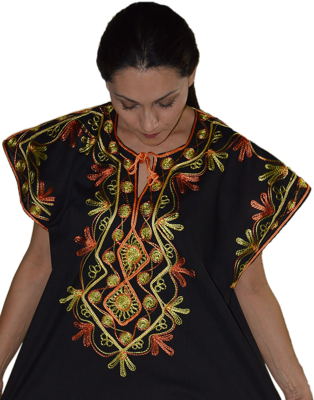 Sofia Moroccan Woman Casual Kaftan - Black