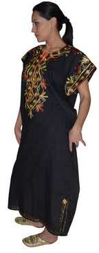Sofia Moroccan Woman Casual Kaftan - Black