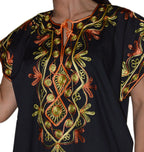 Sofia Moroccan Woman Casual Kaftan - Black
