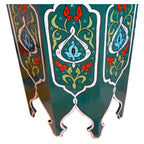 Handmade Wood Painted Table - Green