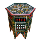 Moucharabi Wood Table Handmade - Green