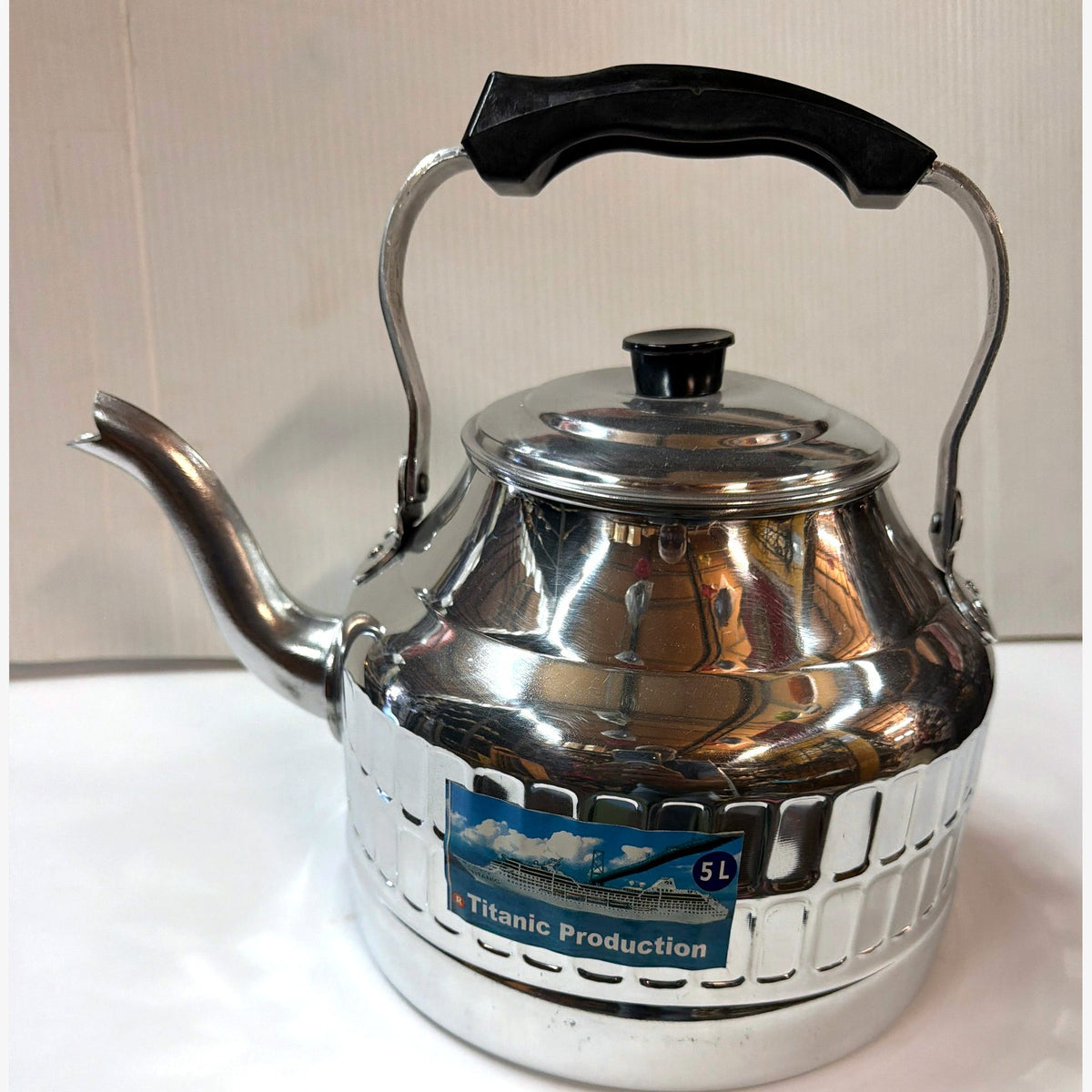 Moroccan Aluminum Tea Kettle 5 Liter