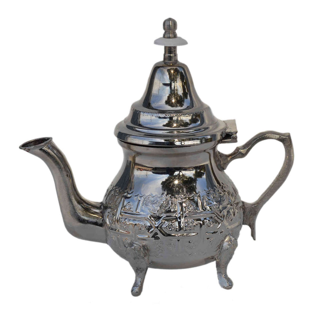 Fez Hand Carved Serving Tea Pot Small-7546