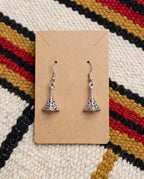 Tourifel Filigree Tower Earrings Silver